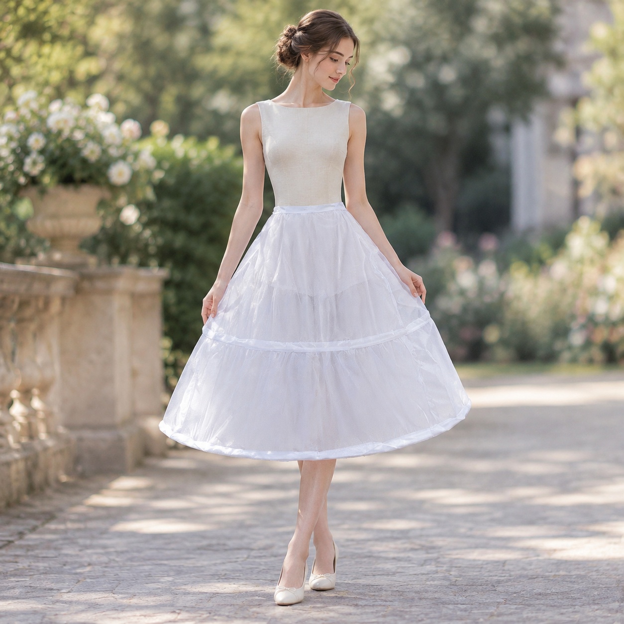 Casual Tulle Gown Maxi Length  - Midi Dress 评论和价格