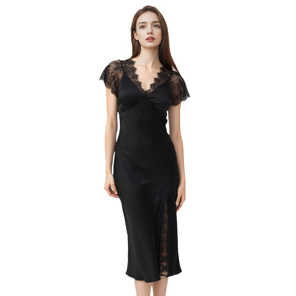 Women Sexy Lace Silk Nightdres - Lace Dress 评论和价格
