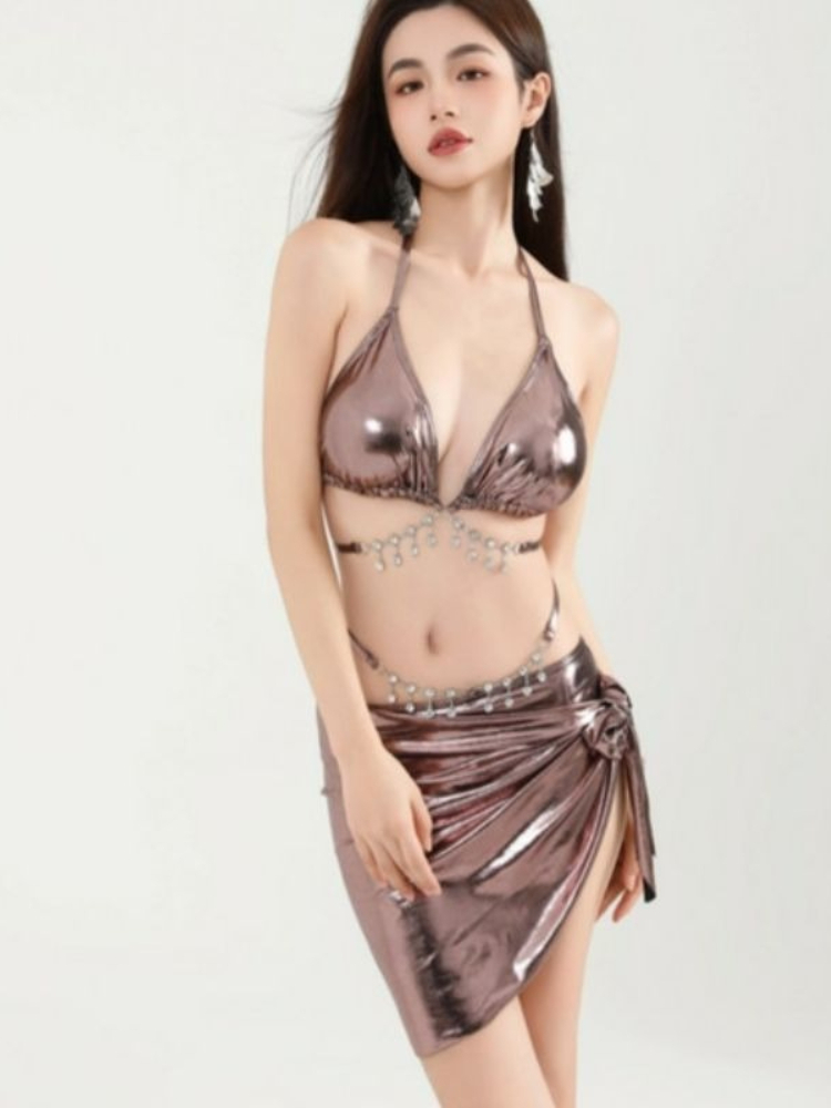 Women Sexy Tie Bikini Set Y2k  - Womens Suit 评论和价格
