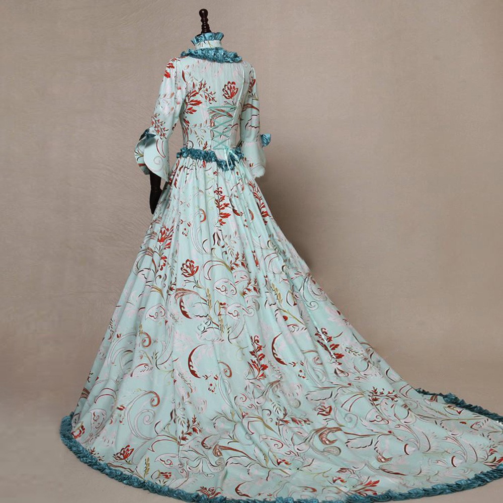 Printed Patchwork Dress Flared - Evening Gown 评论和价格