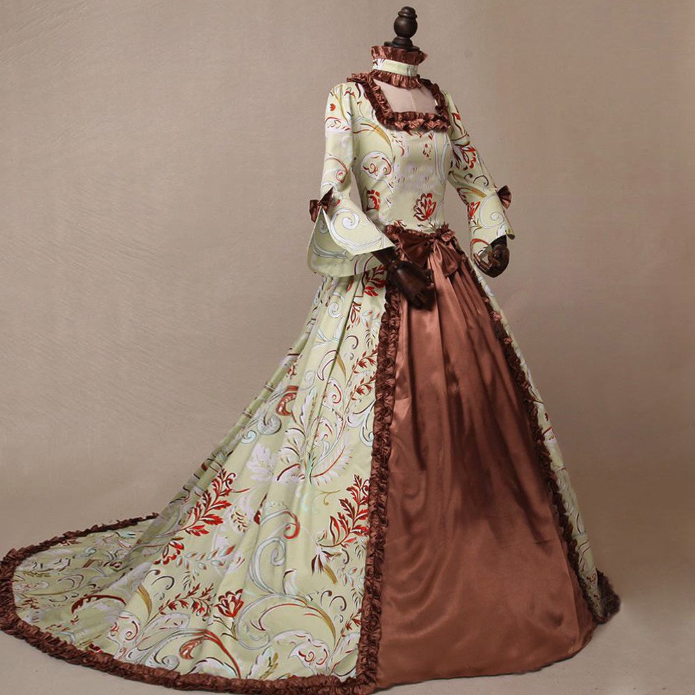 Printed Patchwork Dress Flared - Evening Gown 评论和价格