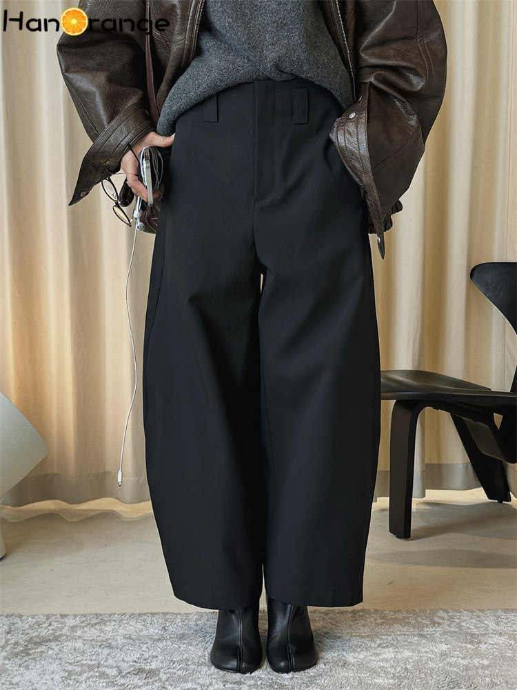 HanOrange 2026 Spring High-Wai - Tailored Trouser Wide 评论和价格