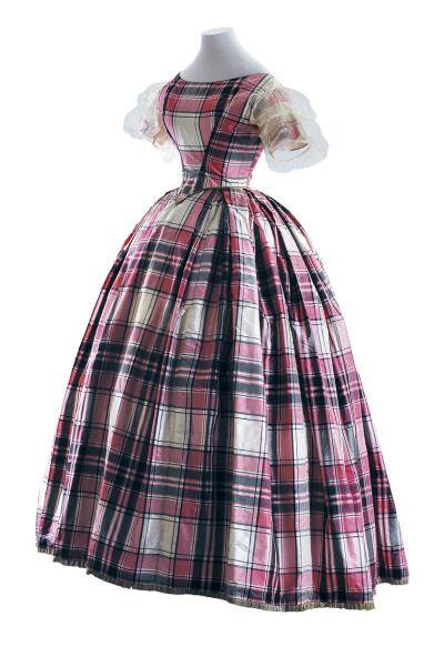 Civil War Plaid Evening Ball G - Evening Gown 评论和价格
