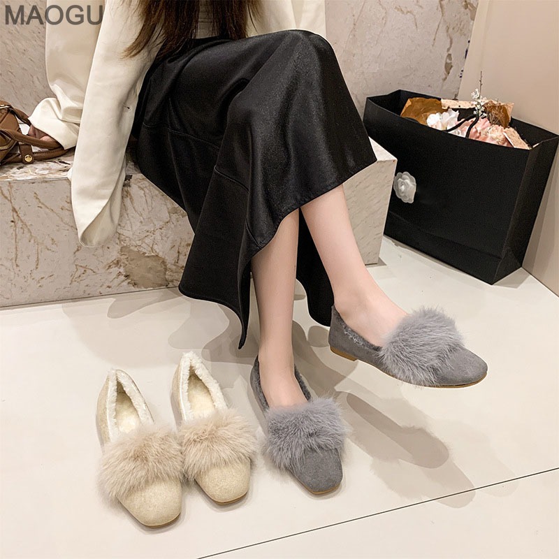 Women's Plush Flat Shoes 2025  - Womens Heels 评论和价格